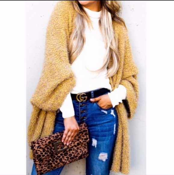 "BELLA" Textured Cardigan - Picture 3 of 5